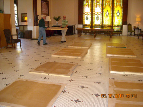 Silvan and Jeff moving panels